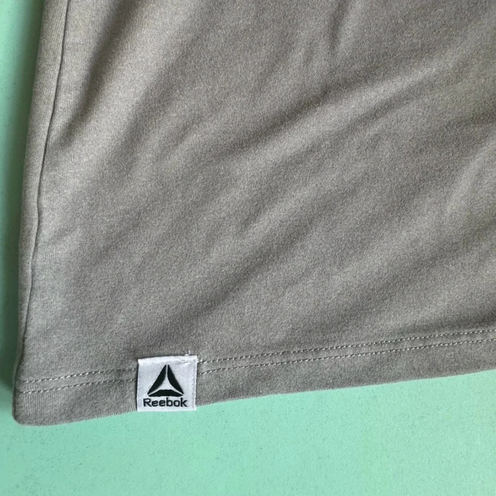 Reebok Gray and White Athletic Tank Top. Built in Bra‎